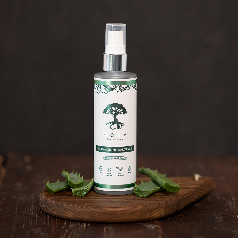 2x Hoia Organic Aloe Water, je 100 ml