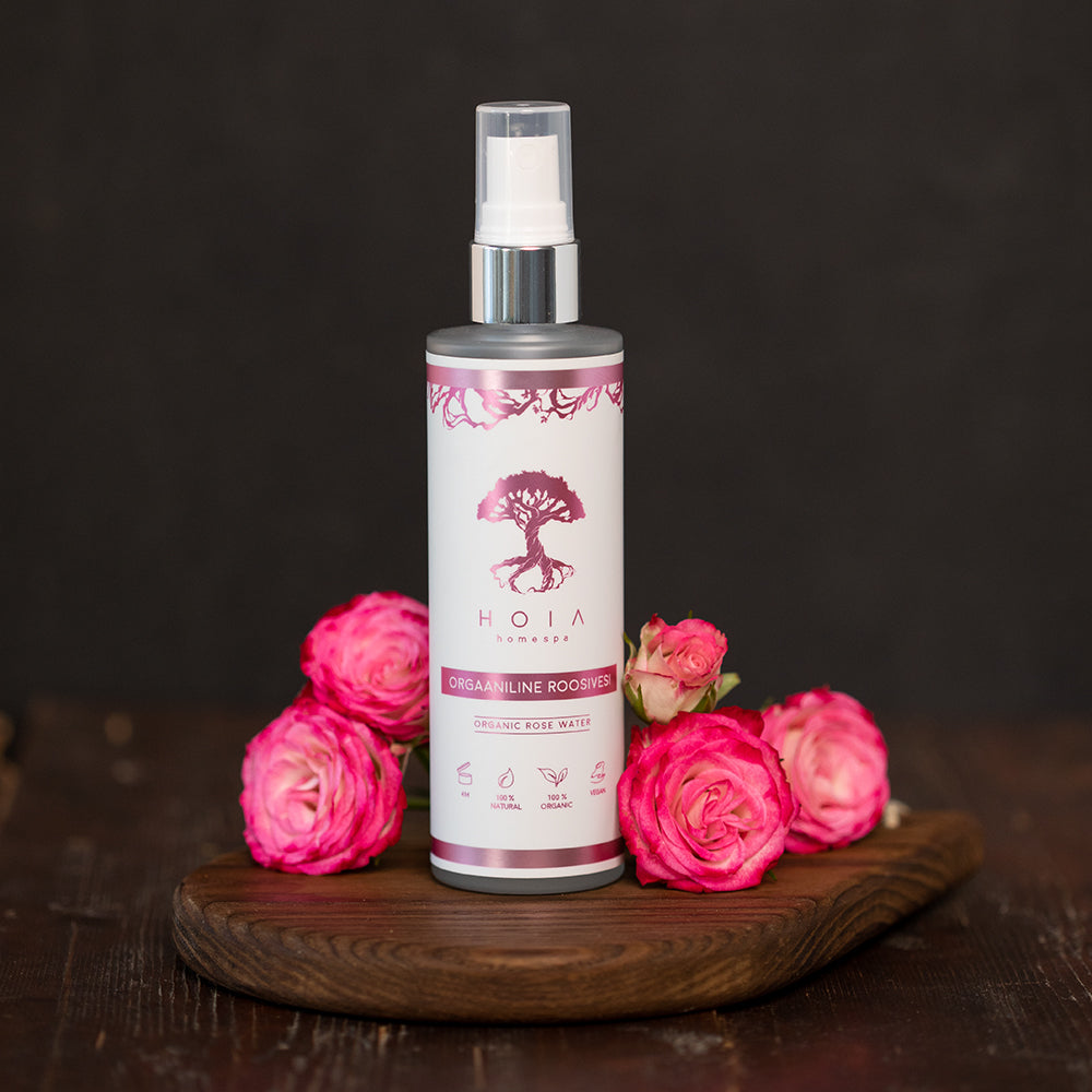 2x Hoia Organisches Rosenwasser, je 100 mL